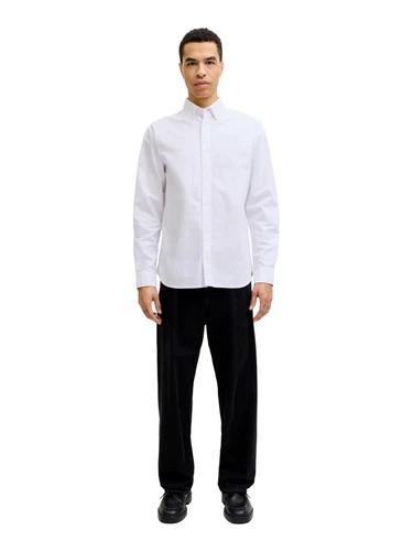 Jack & Jones Herren Freizeit Hemd JJEHARVEY OXFORD - Regular Fit