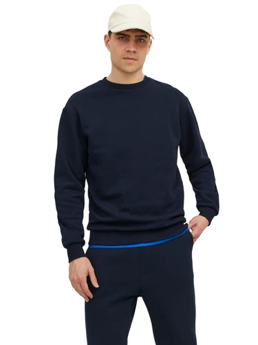 Jack & Jones Herren Sweatshirt JJEBRADLEY SWEAT CREW - Relaxed Fit