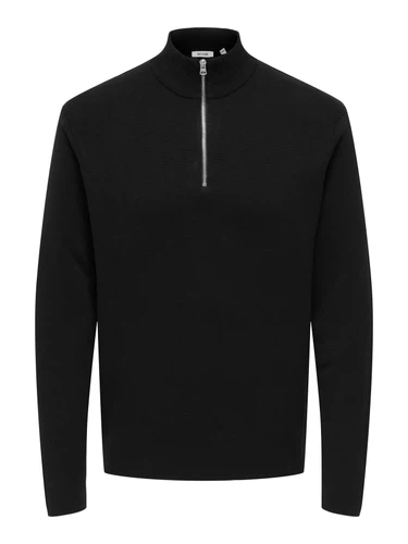 Only & Sons Herren Pullover ONSTING REG HALF ZIP KNIT - Regular Fit