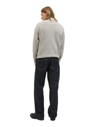 Jack & Jones Herren Pullover JJESOHO OLLIE KNIT CREW NECK - Relaxed Fit