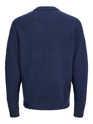 Jack & Jones Herren Pullover JJESOHO OLLIE KNIT CREW NECK - Relaxed Fit