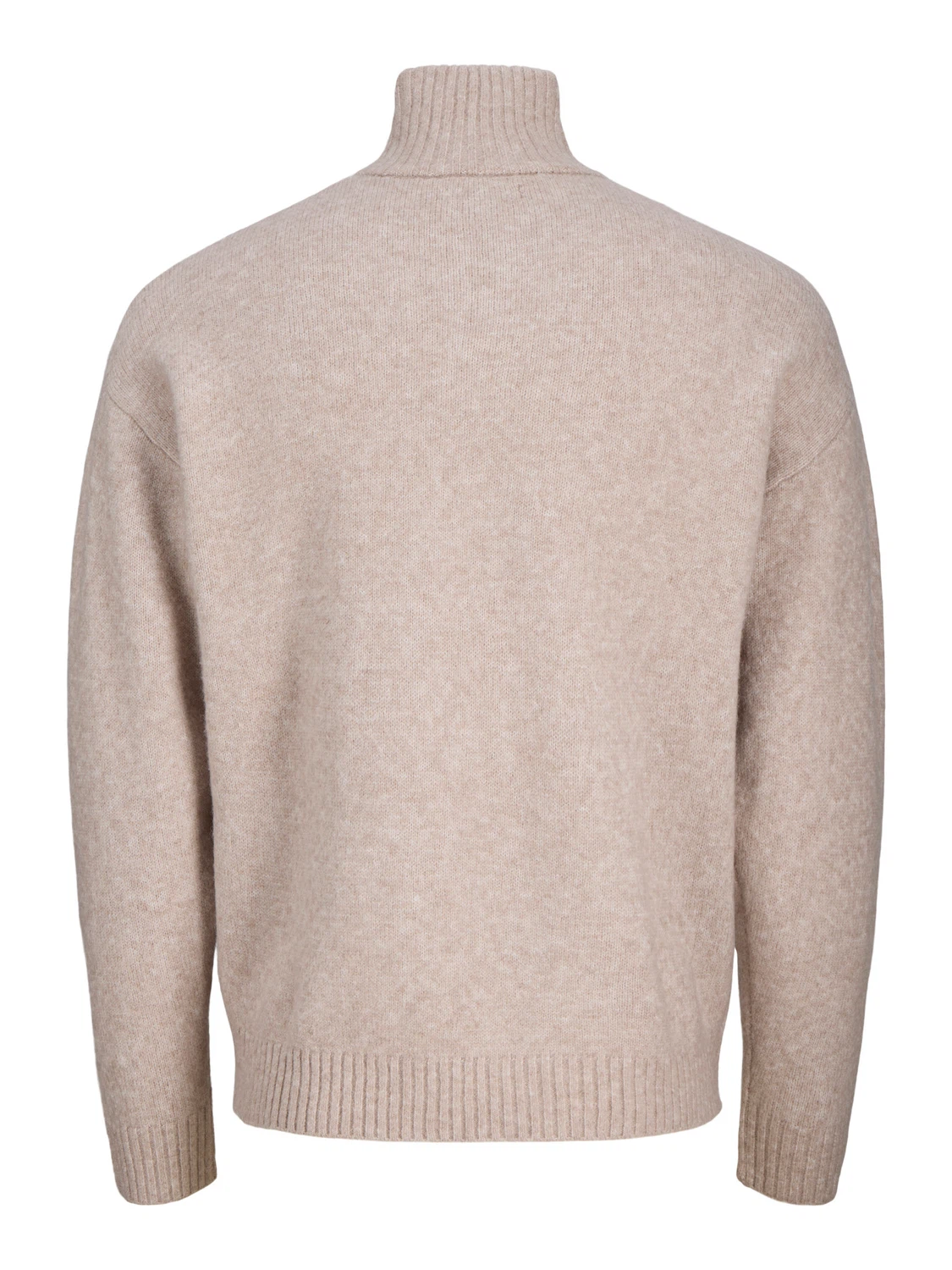 Jack & Jones Herren Pullover JJESOHO OLLIE KNIT HALF ZIP - Relaxed Fit