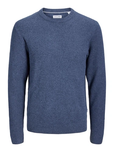 Jack & Jones Herren Rundhals Strickpullover JJERYDER KNIT CREW NECK - Regular Fit