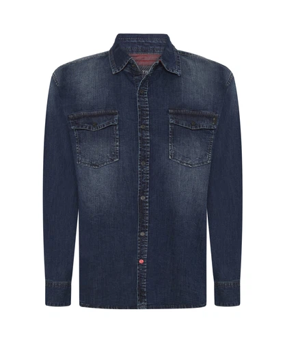 TIMEZONE Herren Jeanshemd CASUAL REGULAR  - Regular Fit