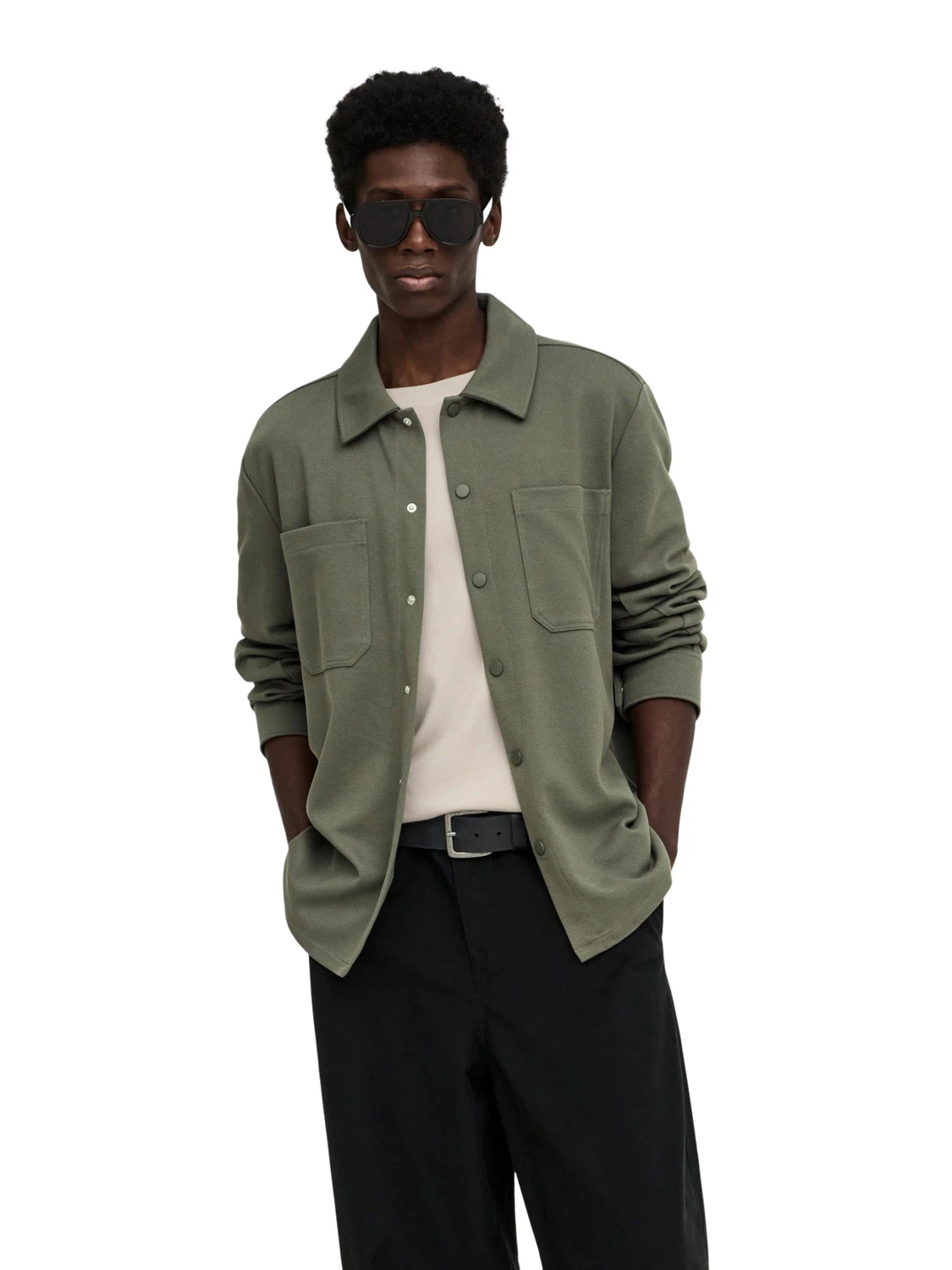 Only & Sons Herren Hemdjacke ONSNEWKODYL LS PATCH PKT OVERSHIRT - Regular Fit