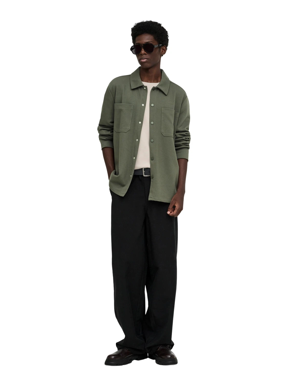 Only & Sons Herren Hemdjacke ONSNEWKODYL LS PATCH PKT OVERSHIRT - Regular Fit