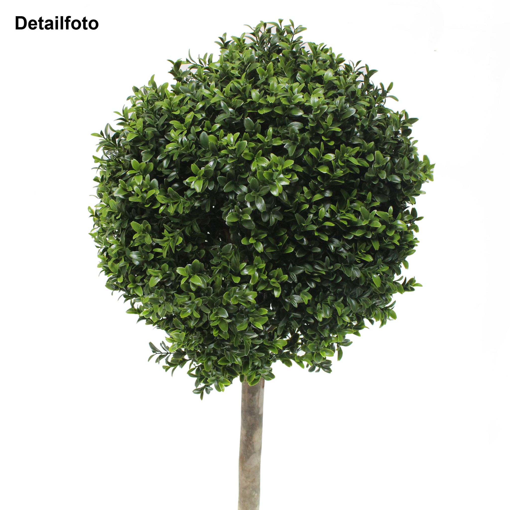 Buchskugel Buchsbaum Stamm Pflanze Bux Kugel Buxbaum Buchs 105cm Ø40cm künstlich