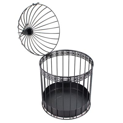 Deko-Vogelkäfig aus Metall, Ø 21,5 cm