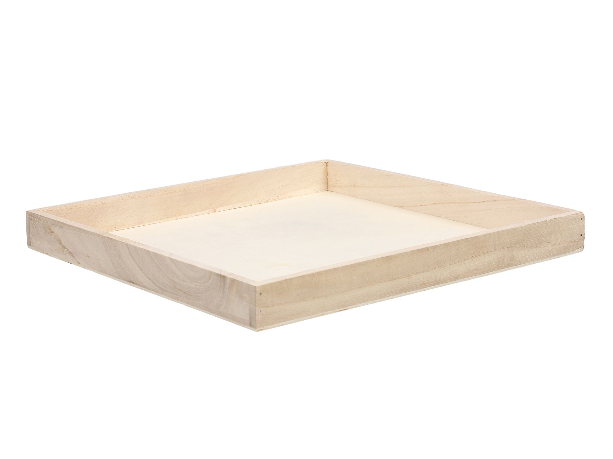 Holz Tablett 30x30cm Geschenk Unterlage Deko Schale Kerzen Teller