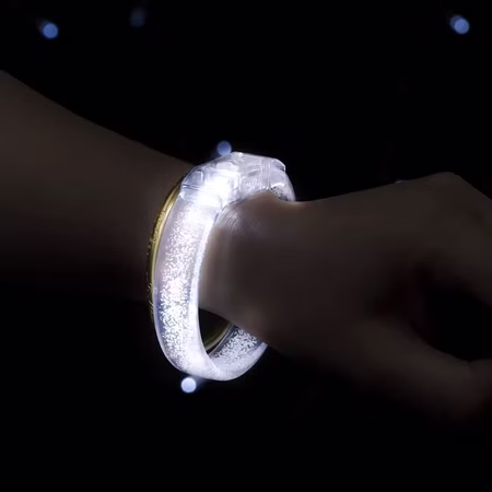 LED Armband weiß