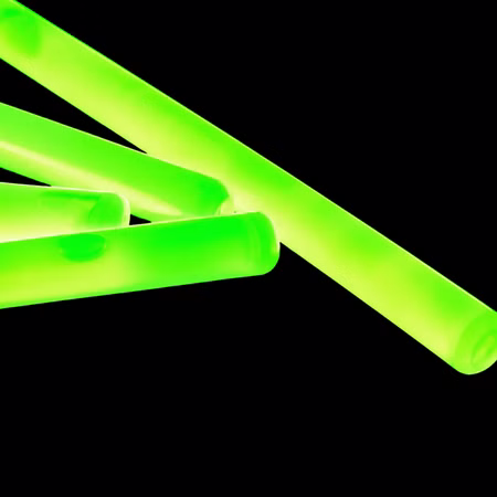 5 Knicklichter – Grün – 400 × 20 mm