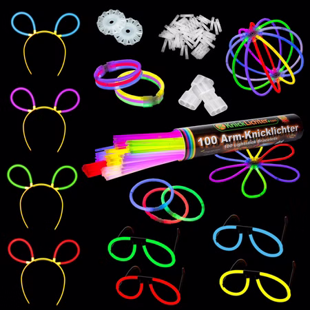 Knicklichter Party Box 2 go für vier Personen KNALLBUNT Knicklichter Party Box 2 go für vier Personen KNALLBUNT