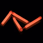 Maxi Power Knicklichter ORANGE 150 x 15 mm inkl. Kordel und Spezialaufhängung