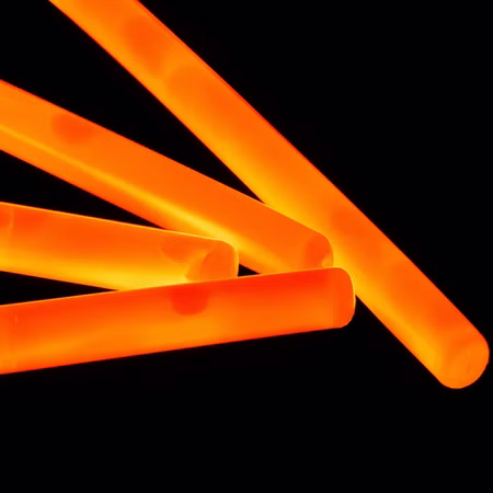 Große Knicklichter Orange 300 × 15 mm