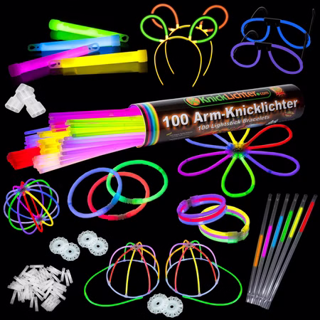 Knicklichter Party Box XXXL | Alle Topseller in einer Geschenkverpackung