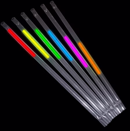 45 leuchtende Knicklichter Strohhalme 5 FARBEN MIX 45 leuchtende Knicklichter Strohhalme 5 FARBEN MIX