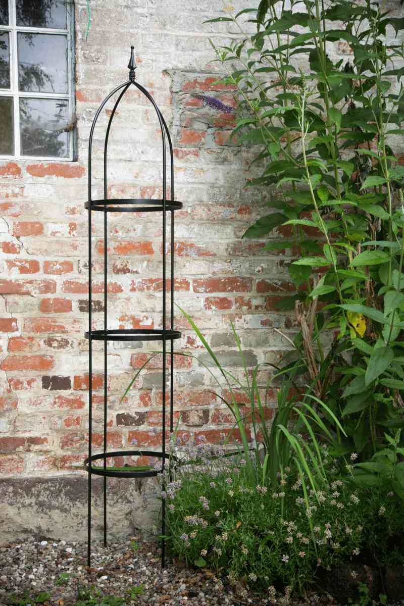 RANKGERÜST 10mm Metall 200cm, Schwarz