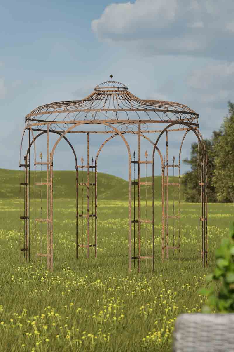 Garten Bogen Metall Rosenbogen, Wetterfeste Rankhilfe, Gartenlaube