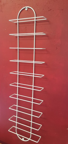 Weinregal für die Wand, weiß