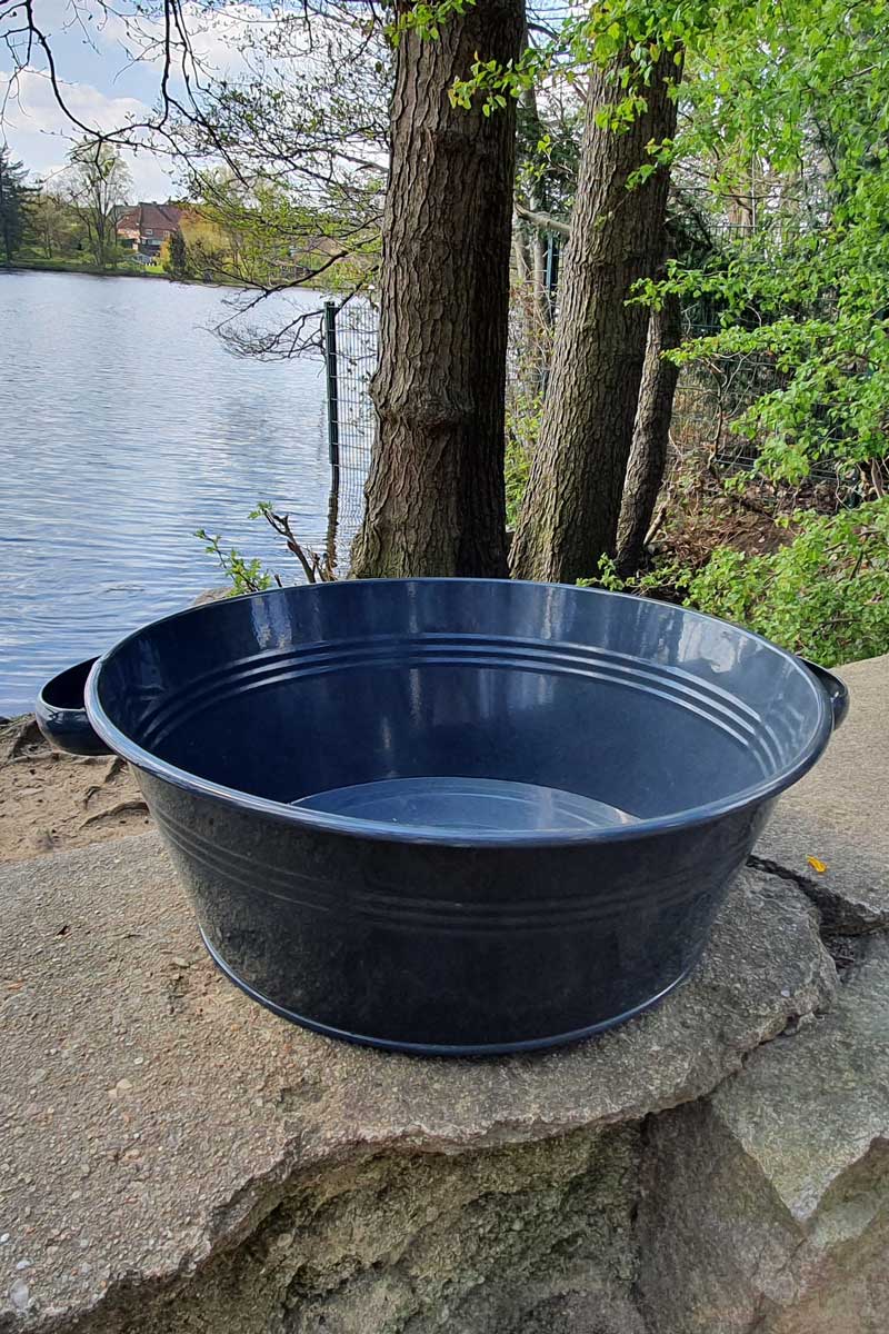 Pflanzschale „Svea“ Metall mit Griffen, Ø 49 cm - versch. Farben