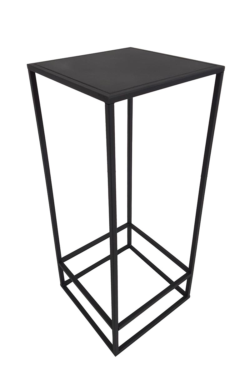 Beistelltisch // Blumentisch schwarz, ALVA (versch. Größen oder als Set)