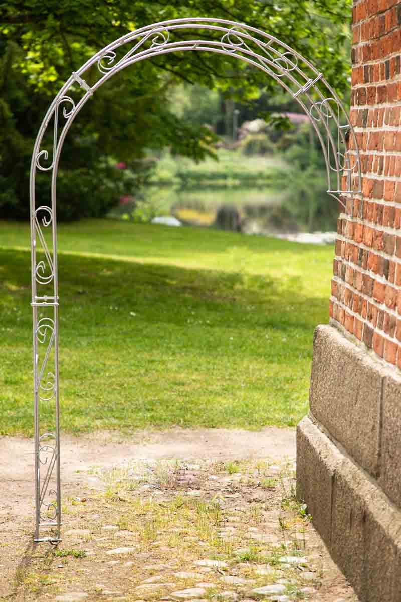 Wandrosenbogen Metall Rund B: 140cm Verzinkt