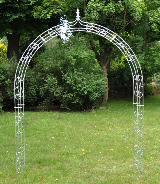 Rosenbogen Breite: 200cm Verzinkt mit Spitze