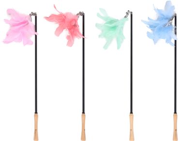 Flamingo Katzenangel Nimmy, ausziehbar 61-186 cm