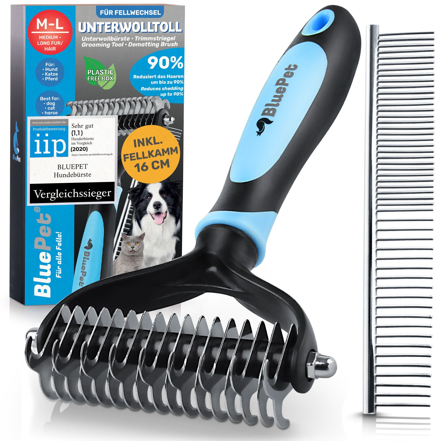 BluePet UnterwollToll Unterwollbürste
