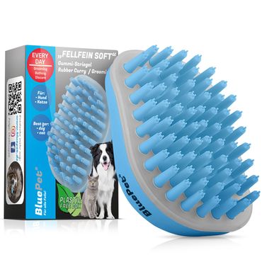 BluePet FellFein Soft Gummistriegel