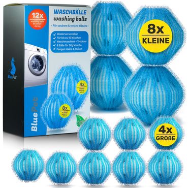 BluePet Wäschebälle Fusselbälle 8er-Set