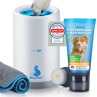 BluePet Pfotenpflege Spar Set Pfotenreiniger & Pfotenbalsam