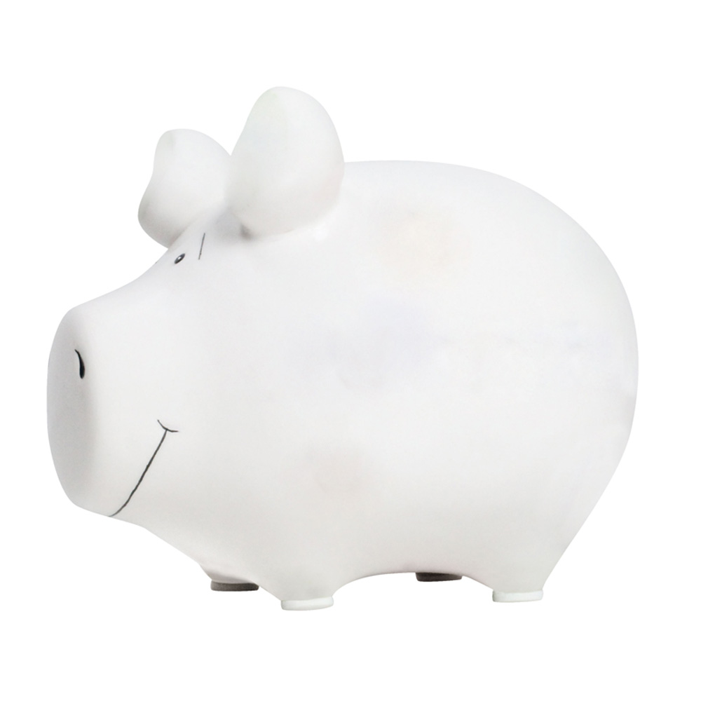 Sparschwein weiß