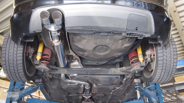 Bull-X 76mm Sportauspuff Komplettanlage VAG04 passend für Audi A3