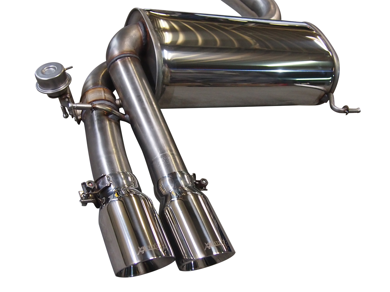 Bull-X 76mm Sportauspuff Komplettanlage ab KAT passend für Audi S3