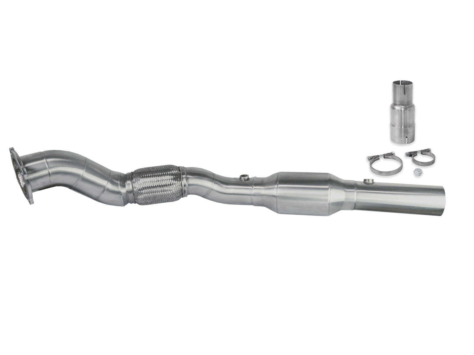 Bull-X 89mm Downpipe mit Kat-Attrappe für VAG passend für Audi A3