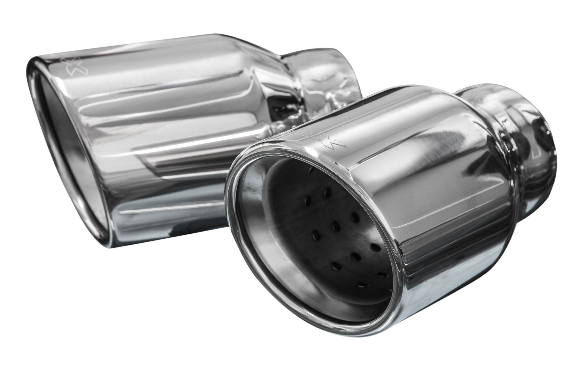 Bull-X 76mm Duplex Sportauspuff Komplettanlage passend für Audi A3