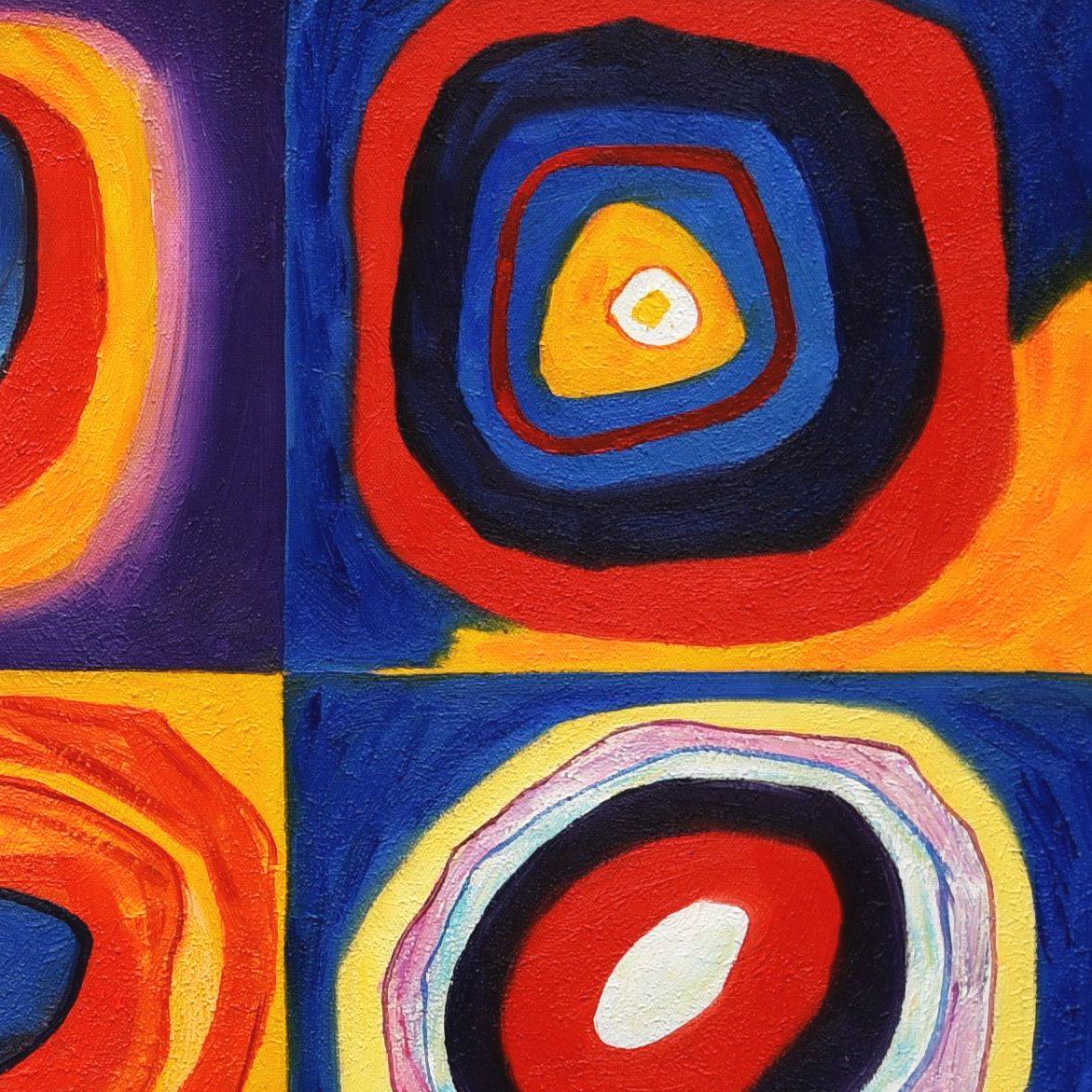 Wassily Kandinsky Farbstudie Quadrate d98436 60x90cm Exquisites