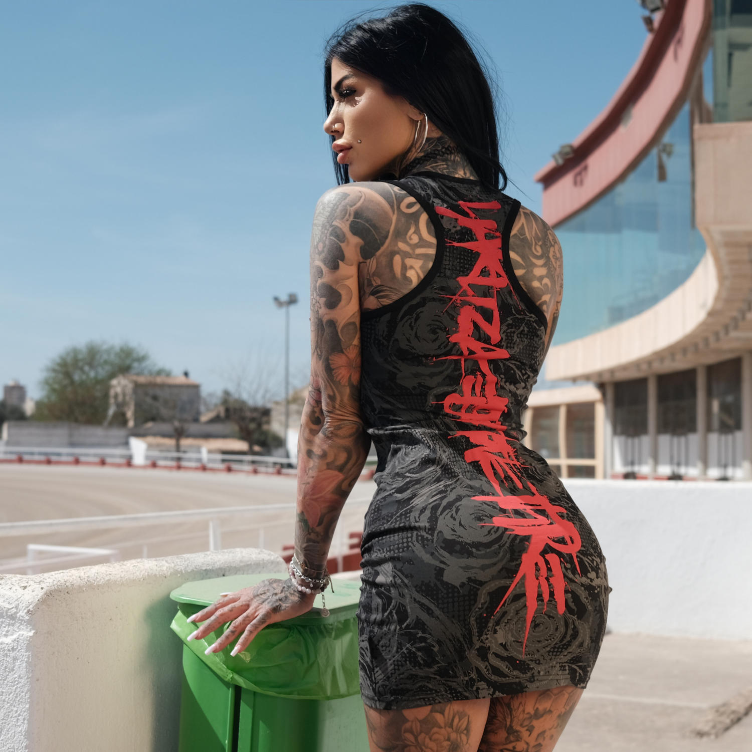 yakuza bodycon dress Grounded Bodycon Dress