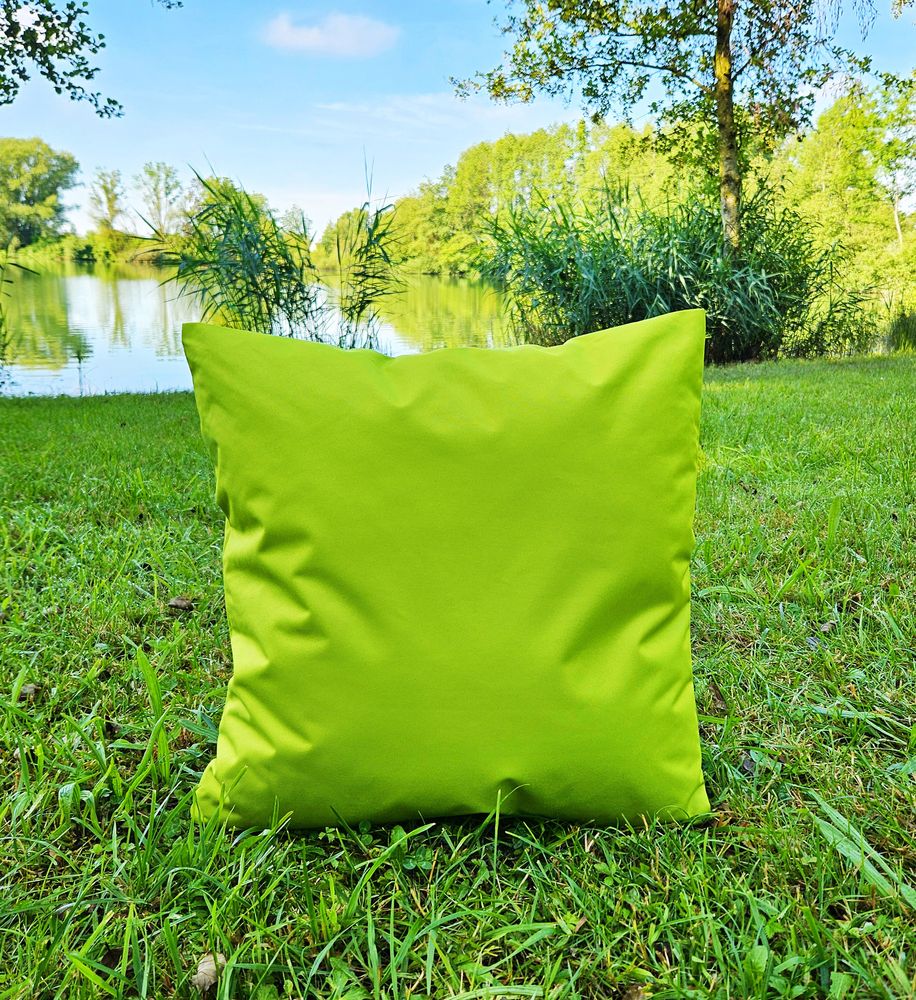 JACK 2er Set 50x50cm Outdoor Kissenhülle Kissenbezug Wasserfest Sitzkissen Lounge Kissen Garten Stuhl Lotus Effekt