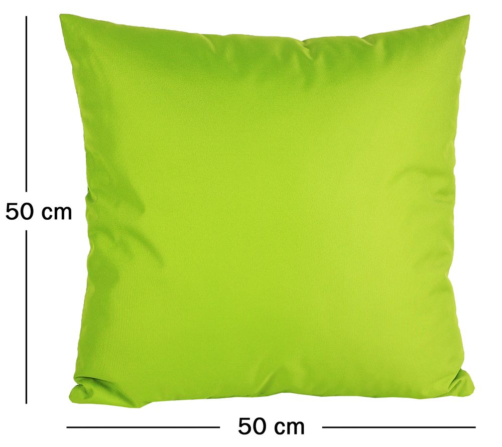 JACK 2er Set 50x50cm Outdoor Kissenhülle Kissenbezug Wasserfest Sitzkissen Lounge Kissen Garten Stuhl Lotus Effekt