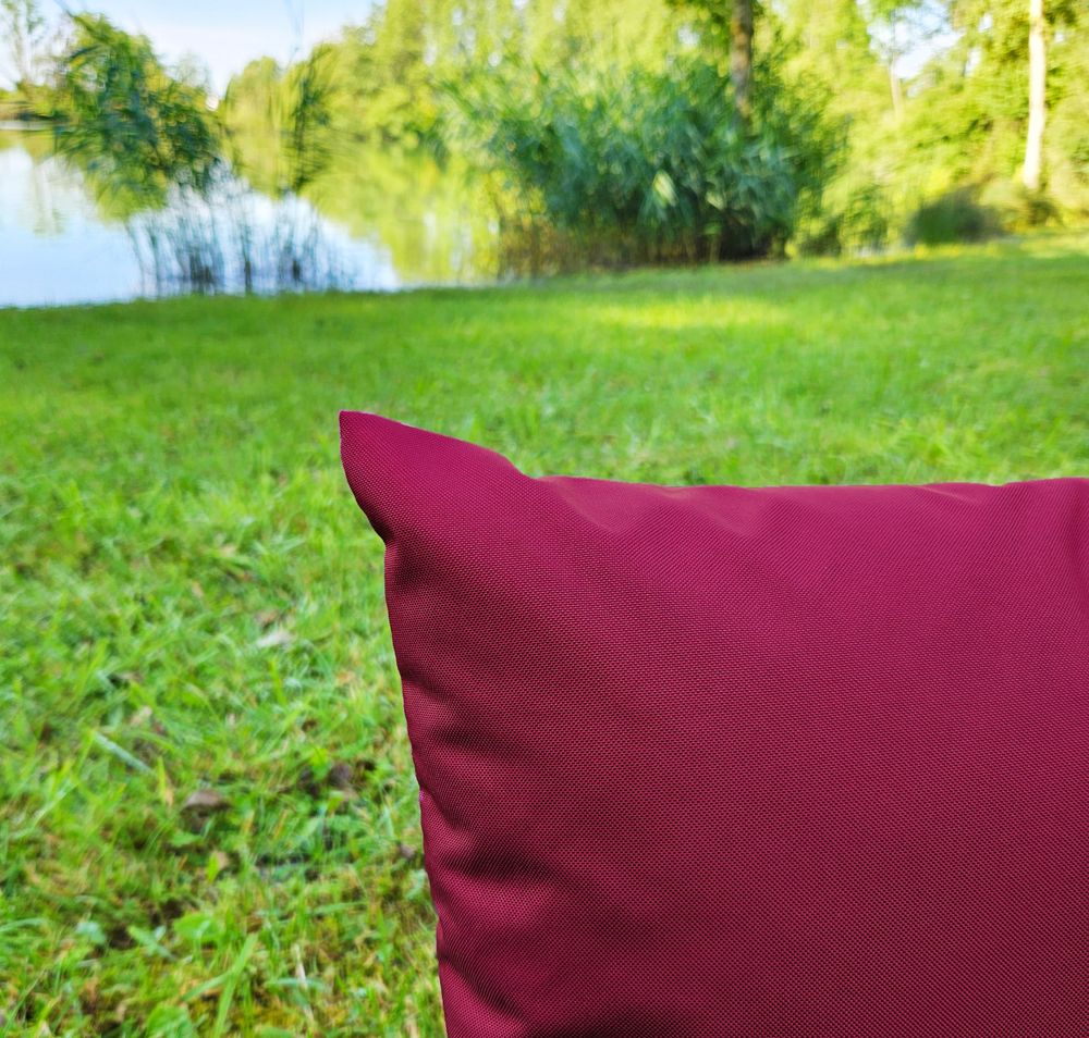 JACK 60x60cm Outdoor Lounge Kissen Dekokissen inkl. XXL-Füllung Wasserabweisend Sitzkissen Garten Stuhl Lotus Effekt