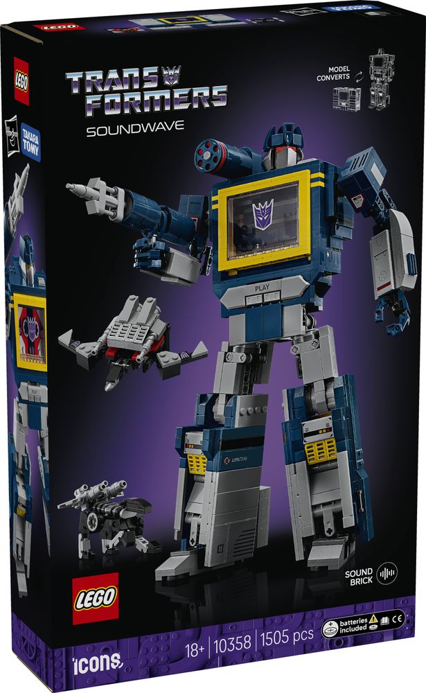 LEGO 10358 Transformers Soundwave