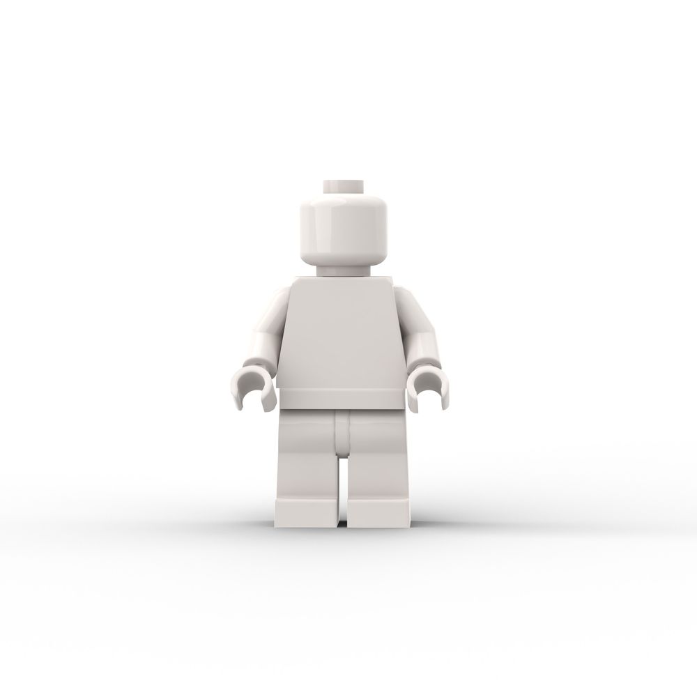 weiße LEGO Minifigur,