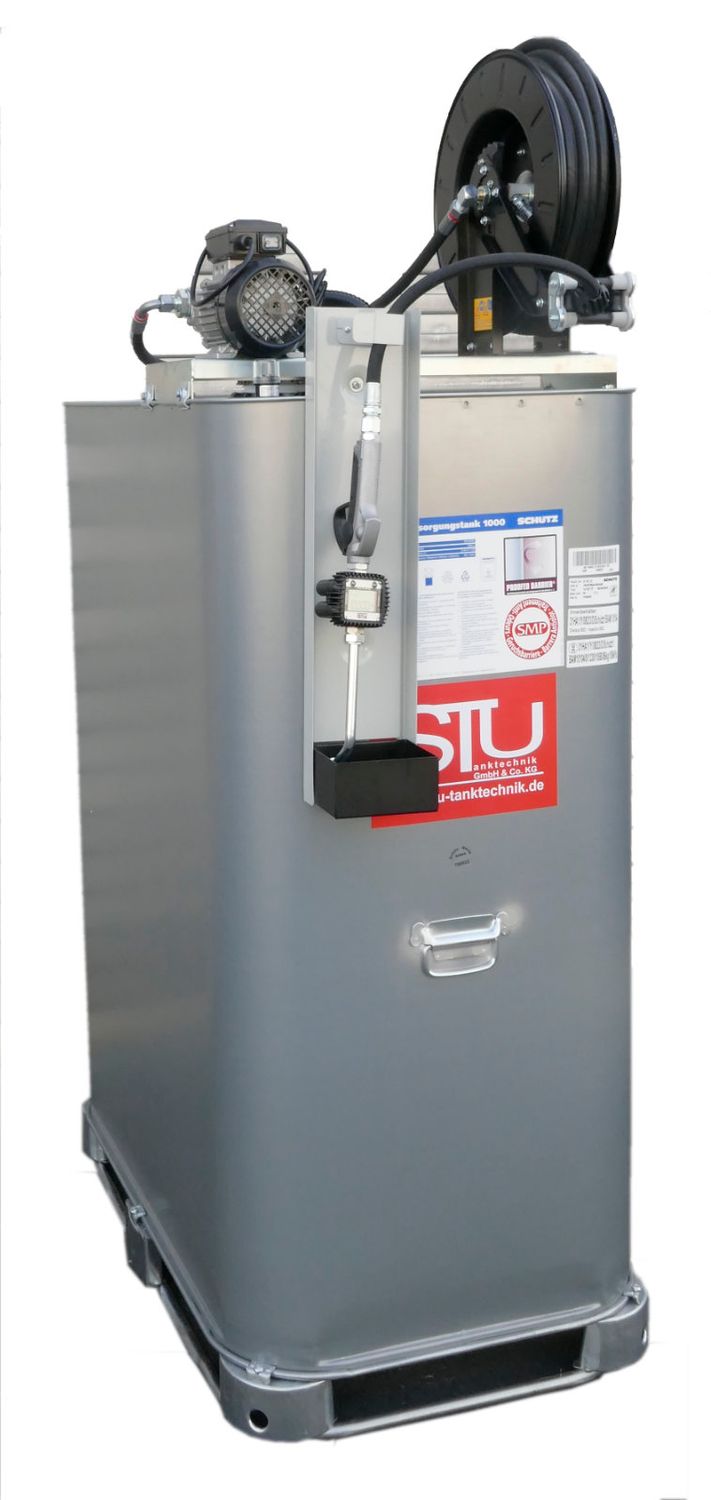 Elektrische Frischöl Kompaktanlage 1000VET Tank 230V Zahnradpumpe