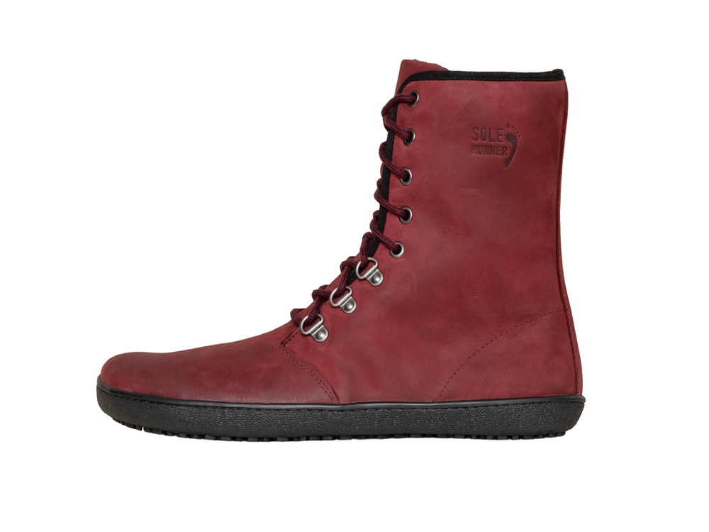 Sole Runner Winter Barefoot Shoe Yepa 2 Bordo Leather photo 2