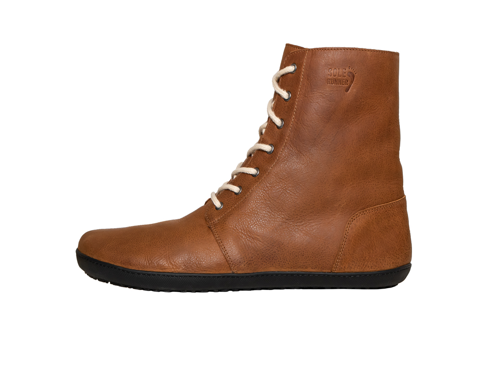 Sole Runner SOLE RUNNER® Winter Unisex Barfußschuh Hati Cognac photo 2