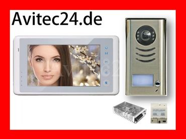 1-FAMILIENHAUS VIDEO TÜRSPRECHANLAGE KLINGELANLAGE SPRECHANLAGE DT591+DT27W - Artikelnr 100068