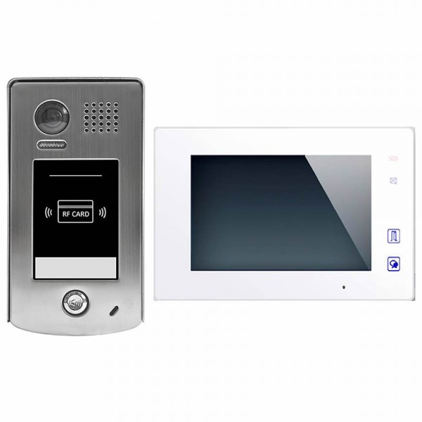 DT601ID+ DT47MW Video Türsprechanlage Gegensprechanlage Bildspeicher 2-Draht RFID