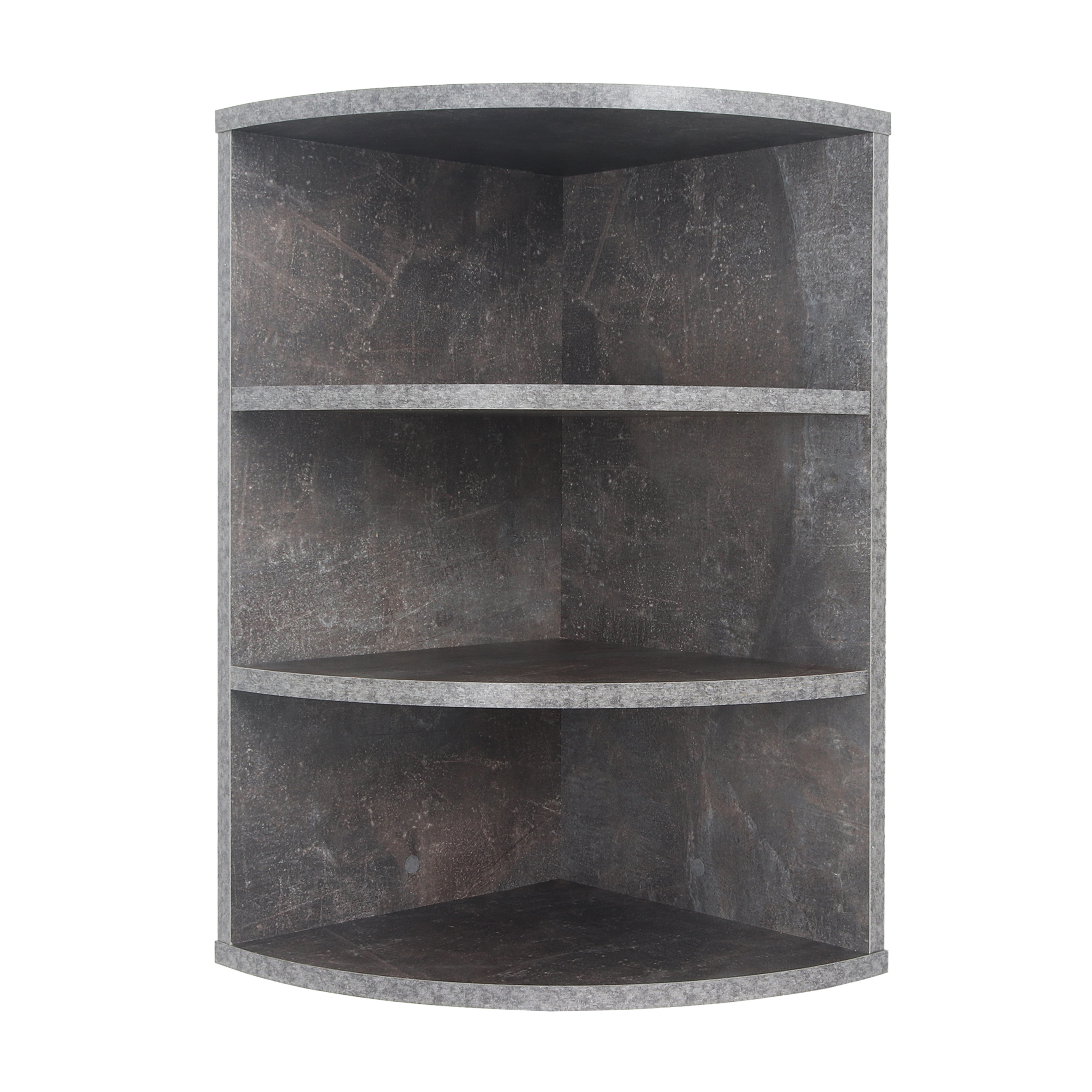 RICOO Eckregal 60 x 33 x 33 cm Wandregal Eckschrank - WM053 mit Farbwahl